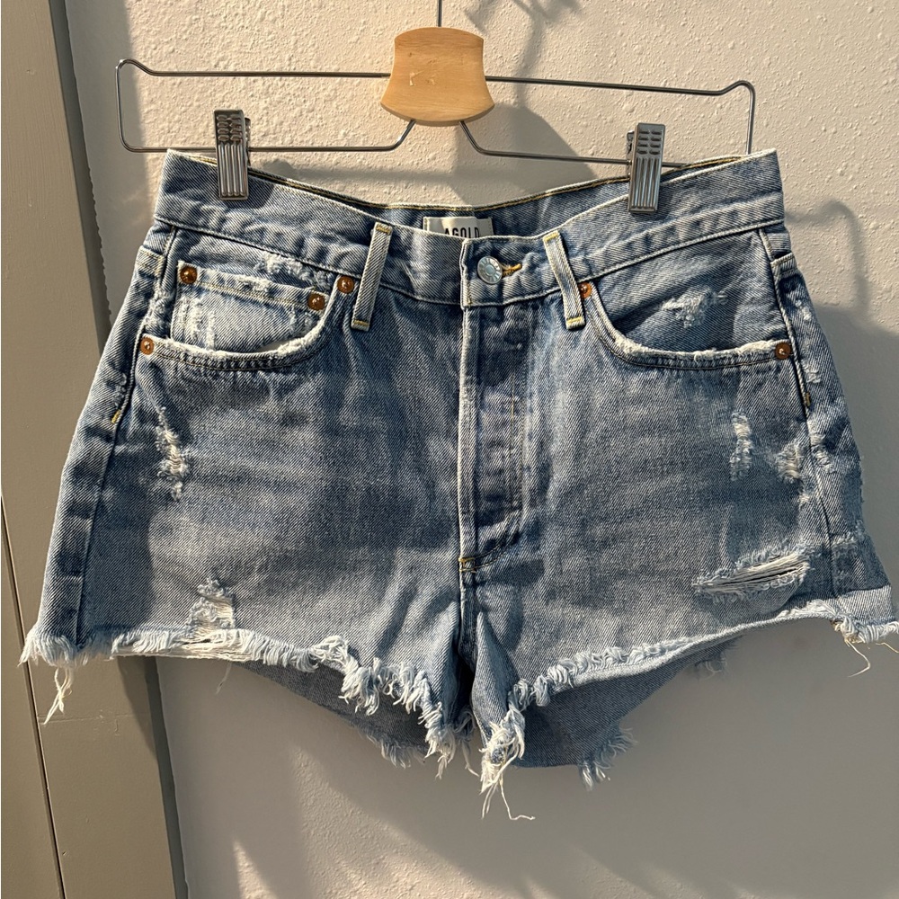 Agolde, Parker Vintage Cutoff Short, size 26, high rise, 100% cotton
